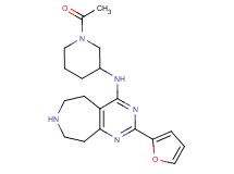 N-(1-acetylpiperidin-3-yl)-2-(2-furyl)-6,7,8,9-tetrahydro-5H-pyrimido[4,5-d]azepin-4-amine