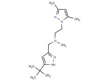 N-[(5-tert-butyl-1H-pyrazol-3-yl)methyl]-2-(3,5-dimethyl-1H-pyrazol-1-yl)-N-methylethanamine