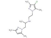 N-[2-(4-chloro-3,5-dimethyl-1H-pyrazol-1-yl)ethyl]-1-(3,5-dimethyl-1H-pyrazol-1-yl)propan-2-amine