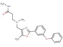 N~1~,N~3~-dimethyl-N~3~-{[5-methyl-2-(3-phenoxyphenyl)-1,3-oxazol-4-yl]methyl}-beta-alaninamide