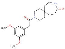 3-[(3,5-dimethoxyphenyl)acetyl]-3,9-diazaspiro[5.6]dodecan-10-one
