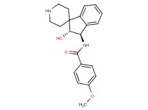 N-[(2R*,3R*)-2-hydroxy-2,3-dihydrospiro[indene-1,4'-piperidin]-3-yl]-4-methoxybenzamide