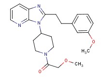 3-[1-(methoxyacetyl)-4-piperidinyl]-2-[2-(3-methoxyphenyl)ethyl]-3H-imidazo[4,5-b]pyridine