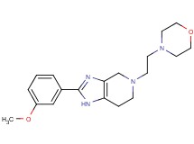 2-(3-methoxyphenyl)-5-(2-morpholin-4-ylethyl)-4,5,6,7-tetrahydro-1H-imidazo[4,5-c]pyridine