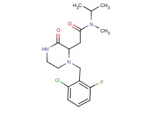 2-[1-(2-chloro-6-fluorobenzyl)-3-oxo-2-piperazinyl]-N-isopropyl-N-methylacetamide