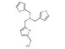 (5-{[(2-furylmethyl)(3-thienylmethyl)amino]methyl}-2-furyl)methanol