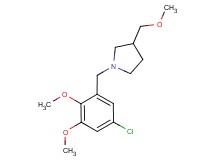 1-(5-chloro-2,3-dimethoxybenzyl)-3-(methoxymethyl)pyrrolidine