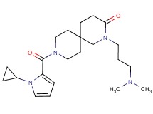 9-[(1-cyclopropyl-1H-pyrrol-2-yl)carbonyl]-2-[3-(dimethylamino)propyl]-2,9-diazaspiro[5.5]undecan-3-one