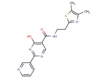 N-[2-(4,5-dimethyl-1,3-thiazol-2-yl)ethyl]-4-hydroxy-2-pyridin-3-ylpyrimidine-5-carboxamide