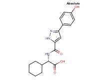 (2S)-cyclohexyl({[3-(4-hydroxyphenyl)-1H-pyrazol-5-yl]carbonyl}amino)acetic acid