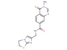 N-(2,3-dihydroimidazo[2,1-b][1,3]thiazol-6-ylmethyl)-3-methyl-4-oxo-3,4-dihydroquinazoline-7-carboxamide