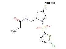 N-({(2S,4S)-1-[(5-chloro-2-thienyl)sulfonyl]-4-fluoropyrrolidin-2-yl}methyl)propanamide