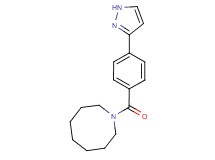 1-[4-(1H-pyrazol-3-yl)benzoyl]azocane