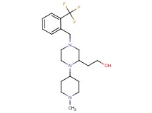2-{1-(1-methyl-4-piperidinyl)-4-[2-(trifluoromethyl)benzyl]-2-piperazinyl}ethanol