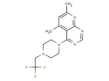 5,7-dimethyl-4-[4-(2,2,2-trifluoroethyl)piperazin-1-yl]pyrido[2,3-d]pyrimidine