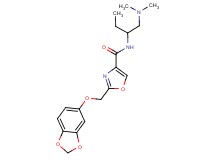 2-[(1,3-benzodioxol-5-yloxy)methyl]-N-{1-[(dimethylamino)methyl]propyl}-1,3-oxazole-4-carboxamide