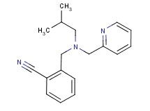 2-{[isobutyl(pyridin-2-ylmethyl)amino]methyl}benzonitrile