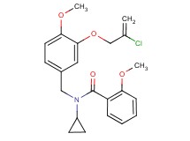 N-{3-[(2-chloro-2-propen-1-yl)oxy]-4-methoxybenzyl}-N-cyclopropyl-2-methoxybenzamide