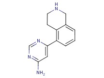 6-(1,2,3,4-tetrahydroisoquinolin-5-yl)pyrimidin-4-amine