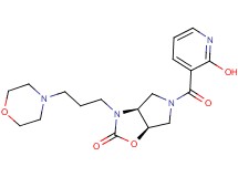 (3aS*,6aR*)-5-[(2-hydroxypyridin-3-yl)carbonyl]-3-(3-morpholin-4-ylpropyl)hexahydro-2H-pyrrolo[3,4-d][1,3]oxazol-2-one