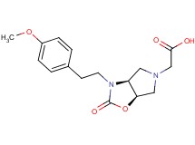 {(3aS*,6aR*)-3-[2-(4-methoxyphenyl)ethyl]-2-oxohexahydro-5H-pyrrolo[3,4-d][1,3]oxazol-5-yl}acetic acid
