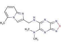N,N-dimethyl-N'-[(5-methylimidazo[1,2-a]pyridin-2-yl)methyl][1,2,5]oxadiazolo[3,4-b]pyrazine-5,6-diamine