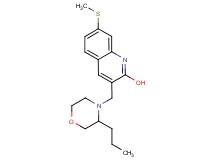 7-(methylthio)-3-[(3-propyl-4-morpholinyl)methyl]-2-quinolinol