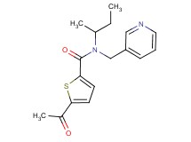 5-acetyl-N-(sec-butyl)-N-(pyridin-3-ylmethyl)thiophene-2-carboxamide