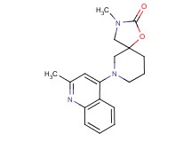 3-methyl-7-(2-methyl-4-quinolinyl)-1-oxa-3,7-diazaspiro[4.5]decan-2-one