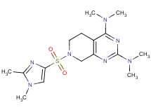 7-[(1,2-dimethyl-1H-imidazol-4-yl)sulfonyl]-N,N,N',N'-tetramethyl-5,6,7,8-tetrahydropyrido[3,4-d]pyrimidine-2,4-diamine