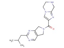 2-isobutyl-6-(5,6,7,8-tetrahydroimidazo[1,2-a]pyrazin-2-ylcarbonyl)-6,7-dihydro-5H-pyrrolo[3,4-d]pyrimidine