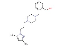 [2-({4-[3-(3,5-dimethyl-1H-pyrazol-1-yl)propyl]piperazin-1-yl}methyl)phenyl]methanol