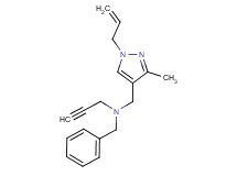 N-[(1-allyl-3-methyl-1H-pyrazol-4-yl)methyl]-N-benzylprop-2-yn-1-amine
