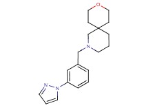 2-[3-(1H-pyrazol-1-yl)benzyl]-9-oxa-2-azaspiro[5.5]undecane