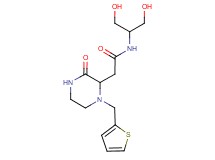 N-[2-hydroxy-1-(hydroxymethyl)ethyl]-2-[3-oxo-1-(2-thienylmethyl)-2-piperazinyl]acetamide