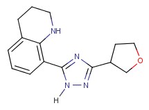8-[3-(tetrahydrofuran-3-yl)-1H-1,2,4-triazol-5-yl]-1,2,3,4-tetrahydroquinoline
