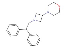 4-[1-(2,2-diphenylethyl)azetidin-3-yl]morpholine