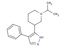 1-isopropyl-3-(4-phenyl-1H-pyrazol-5-yl)piperidine