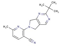 2-(2-tert-butyl-5,7-dihydro-6H-pyrrolo[3,4-d]pyrimidin-6-yl)-6-methylnicotinonitrile