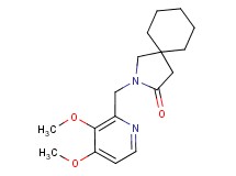 2-[(3,4-dimethoxypyridin-2-yl)methyl]-2-azaspiro[4.5]decan-3-one