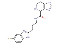 N-[3-(5-fluoro-1H-benzimidazol-2-yl)propyl]-4,5,6,7-tetrahydro-1H-imidazo[4,5-c]pyridine-4-carboxamide dihydrochloride
