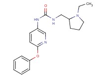 N-[(1-ethylpyrrolidin-2-yl)methyl]-N'-(6-phenoxypyridin-3-yl)urea