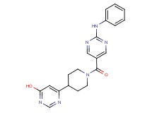6-{1-[(2-anilinopyrimidin-5-yl)carbonyl]piperidin-4-yl}pyrimidin-4-ol