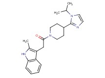 3-{2-[4-(1-isopropyl-1H-imidazol-2-yl)-1-piperidinyl]-2-oxoethyl}-2-methyl-1H-indole