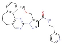 1-(6,7-dihydro-5H-benzo[6,7]cyclohepta[1,2-d]pyrimidin-2-yl)-5-(methoxymethyl)-N-[2-(3-pyridinyl)ethyl]-1H-pyrazole-4-carboxamide