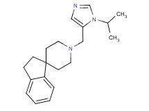 1'-[(1-isopropyl-1H-imidazol-5-yl)methyl]-2,3-dihydrospiro[indene-1,4'-piperidine]