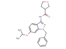 N-(1-benzyl-6-isopropoxy-1H-indazol-3-yl)tetrahydrofuran-3-carboxamide