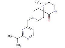 9-[(2-isopropylpyrimidin-4-yl)methyl]-1-methyl-1,4,9-triazaspiro[5.5]undecan-5-one