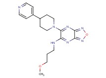 N-(3-methoxypropyl)-6-[4-(4-pyridinyl)-1-piperidinyl][1,2,5]oxadiazolo[3,4-b]pyrazin-5-amine