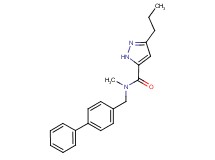 N-(4-biphenylylmethyl)-N-methyl-3-propyl-1H-pyrazole-5-carboxamide